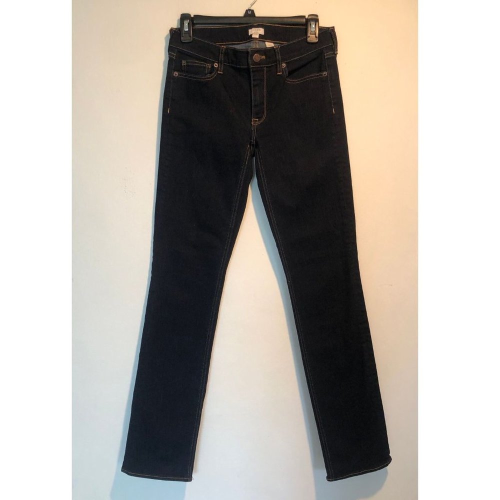 J.Crew- Low Rise Dark Denim Stretchy Jeans- 27R